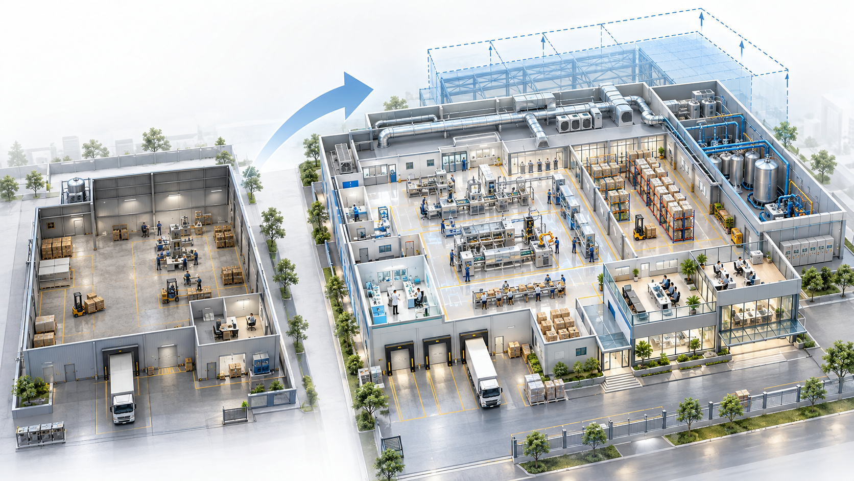 สร้างโรงงานงบ 3 ล้าน vs 10 ล้าน ต่างกันตรงไหนบ้าง? ไม่ใช่แค่ขนาดโรงงาน